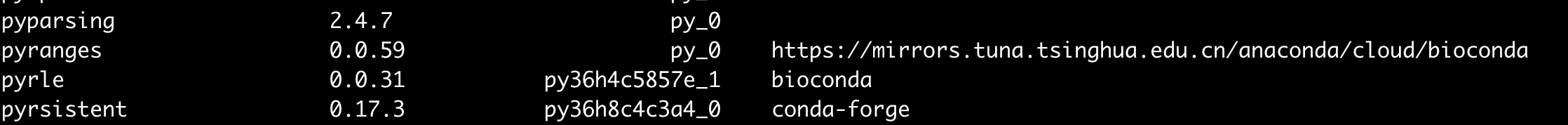 conda tsinghua conflict